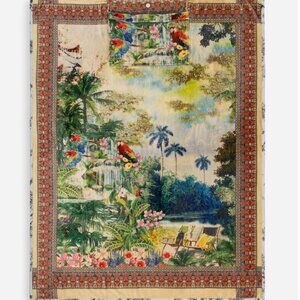Johnny Was Paradise Travel Blanket NWT